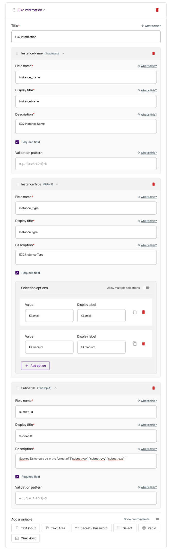 Example AWS EC2 Instance - EC2 Instance Information