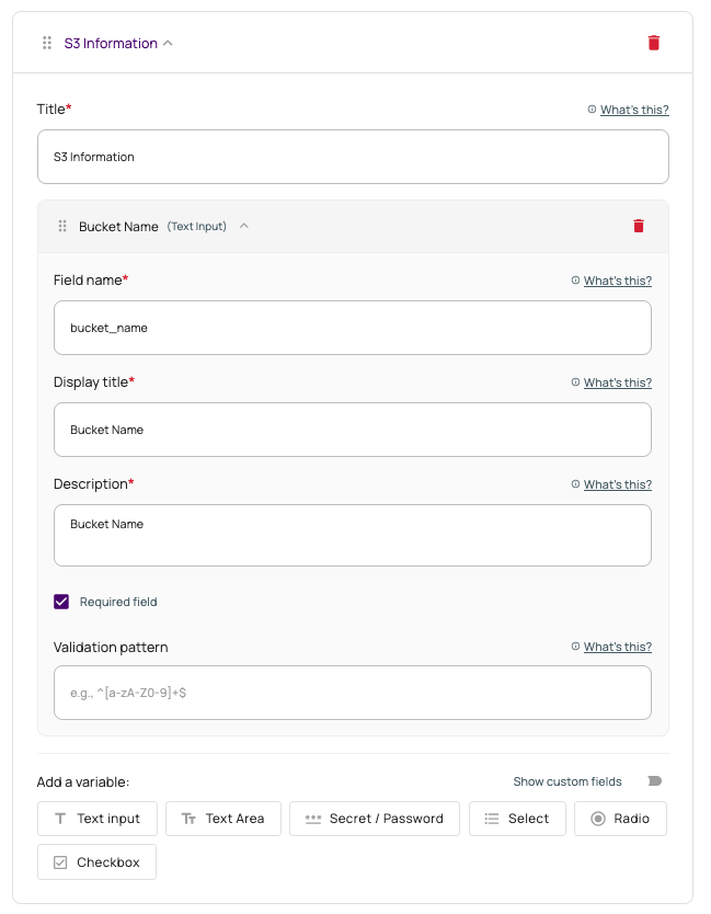 Example AWS S3 Bucket - S3 Bucket Information